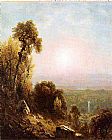 Famous Sunset Paintings - Sunset in the Adirondacks